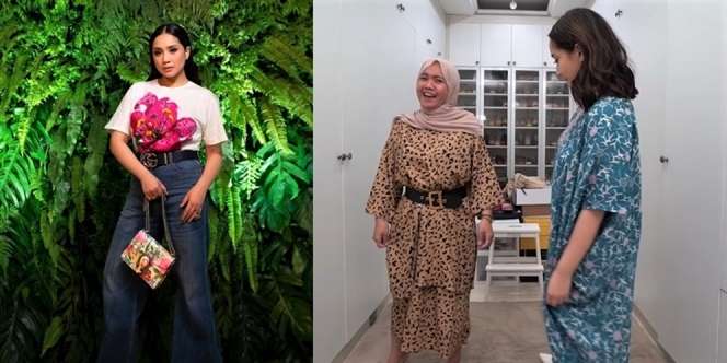6 Potret Nagita Slavina Pakai Baju Rp100 Ribuan, Terakhir Terlihat Mewah Banget