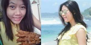 Foto-Foto Nani Pelaku Takjil Sianida, Pose Lagi Makan Sate Viral di Medsos