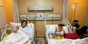 Sedihnya Tya Ariestya, Dirawat Bareng dengan Anak Pertamanya
