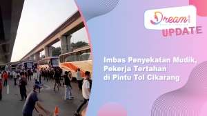 Imbas Penyekatan Mudik, Pekerja Tertahan di Pintu Tol Cikarang