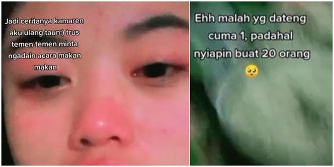 Nyesek Banget! Udah Siapin Pesta Ultah, Undang 20 Teman yang Datang Cuma 1 Orang