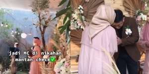 Tak Pernah Terbayangkan, Wanita Ini Jadi MC di Pernikahan Mantan