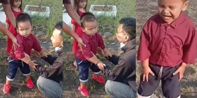 Ditinggal Merantau Saat Masih di Kandungan, Bocah Tak Kenal Ayah Waktu Ketemu