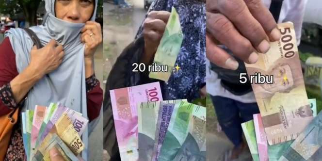 Disodori Uang Hingga Rp100 Ribu, Pilihan Orang Terakhir Bikin Nangis