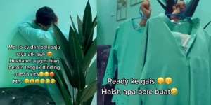 Ngakak, Istri Borong Baju Lebaran, Tapi Warnanya Senada dengan Dinding Rumah