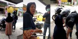 Nyamar Jadi Pembeli Bensin, Anak Buat Kejutan untuk Ibu Saat Pulang Kampung