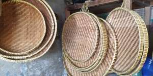 Viral Hiasan Dinding Dari Bambu Dijual Rp4,5 Juta di Luar Negeri, Mirip Tampah!