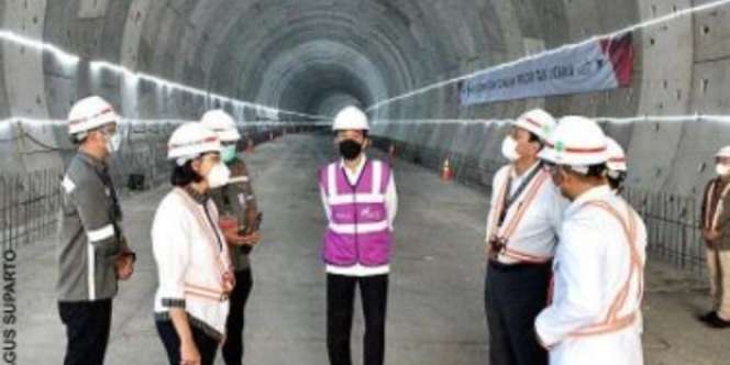 Penampakan Terowongan Kereta Cepat Jakarta-Bandung Sepanjang 1,8 KM