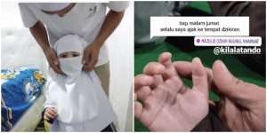 Dididik Pendidikan Agama Sejak Bayi, Balita Usia 2 Tahun Terbiasa Pakai Cadar