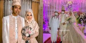 Momen Resepsi UAS & Fatimah Az Zahra, Riasan Istri Disorot