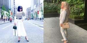 Beda Gaya Busana Syahrini dan Aisyahrani, Modis dan Stylish
