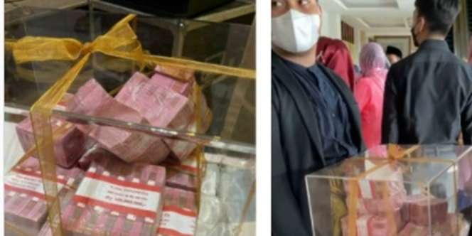 Pria Bawa Uang Tunai Rp1,33 M Biar Lamaran Diterima, Belum Termasuk Perhiasannya