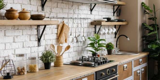 Trik Menata Dapur Asri dengan Banyak Tanaman