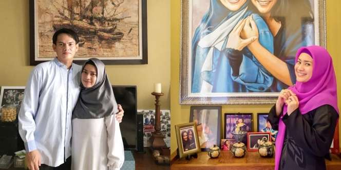 5 Potret Rumah Ikke Nurjanah, Lukisan Dindingnya Jadi Sorotan