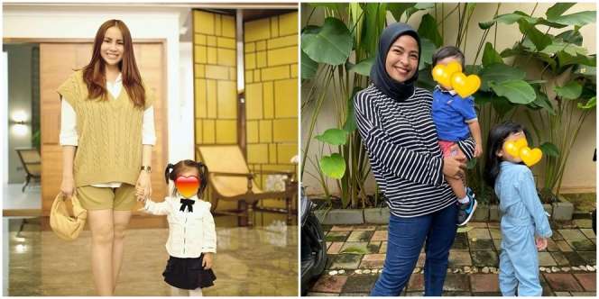 Gaya Vokalis Wanita Momong Anak, Tampilan Para Lady Rocker Beda Banget