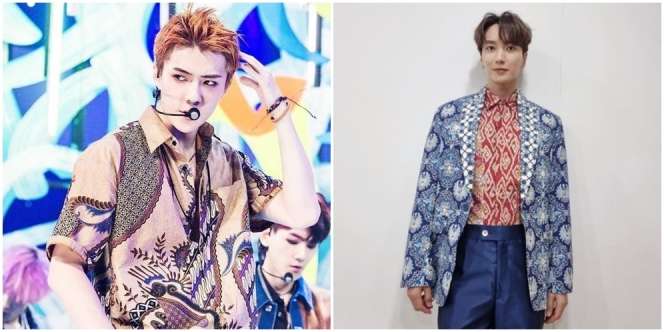 9 Potret Idol Korea Pakai Batik, Salah Satunya Rancangan Ridwan Kamil