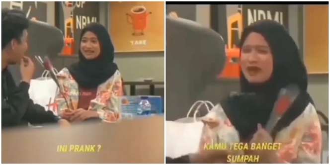 Nyesek! Baru Ditembak Cowok Ternyata Hanya Prank, Hati Gadis Ini Langsung Hancur