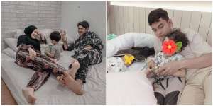 8 Gaya Aktor FTV Pas Momong Anak, Sosok `Suamiable` Banget