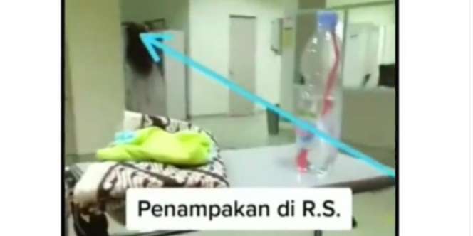 Video Viral Sosok Berambut Panjang dan Baju Putih Tertangkap Kamera di RS