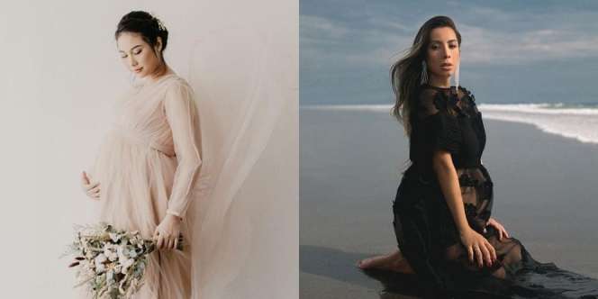 Maternity Shoot Istri 5 Pesepakbola Indonesia, Ada yang Rebahan di Bathub