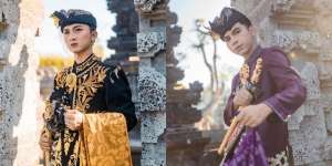Potret Para Pegawai Raffi Ahmad Kenakan Baju Adat Bali