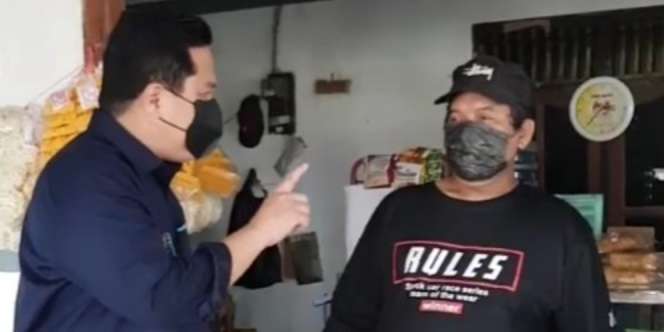 Nama Ayah Sama, Anak Pedagang Dicariin Pekerjaan oleh Menteri BUMN Erick Thohir