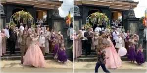 Pengantin Sudah Siap Foto Romantis, Gagal karena Anak Bocil