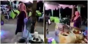 Musik dan Lagu Nggak Pas, si Emak-emak Tetap PD Nyanyi di Depan Tamu Undangan
