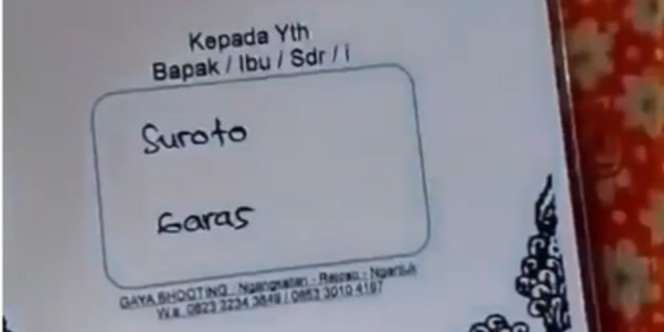Curhat Pria Bernama Suroto Dapat 13 Undangan Nikah dalam 2 Minggu: Tekor!