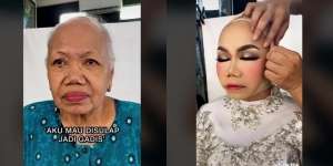 Viral Aksi MUA 'Sulap' Nenek Jadi Gadis Muda