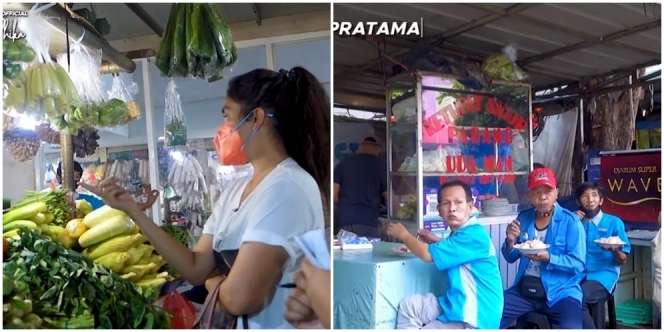 10 Momen Ussy Sulistiawaty Belanja di Pasar, Habis Rp 7,5 Juta dan Sewa 3 Bajaj