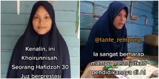 Hafizah Anak Penjual Abu Gosok Lolos Tes Al-Azhar Mesir, Impian Terbentur Biaya