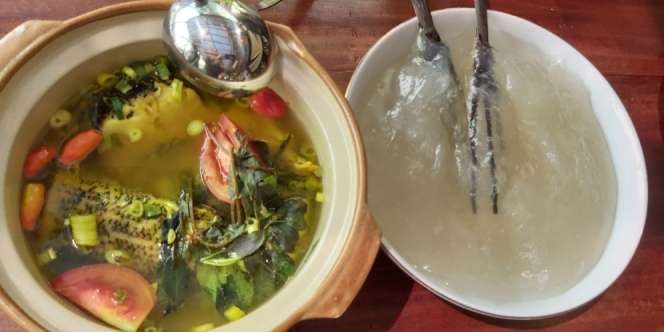 Mencicipi Segarnya Papeda Ikan Kuah Kuning Khas Papua di Jakarta