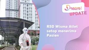 RSD Wisma Atlet Setop Menerima Pasien
