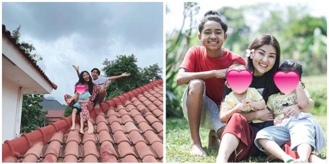 Simpel dan Sederhana Banget, Begini 8 Gaya Santai Sarwendah Pas Momong Anak