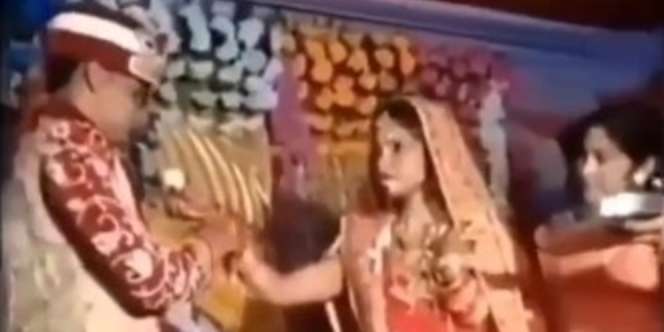 Pengantin Takut Disuapi Makanan Pakai Tangan, Reaksi Mempelai Wanita Bikin Syok