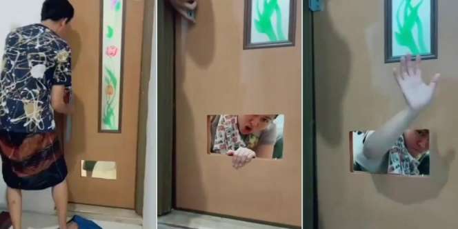Ngakak Tapi Kasihan, Emak Terkunci di Kamar Mandi, Diledek Anak Sampai Emosi