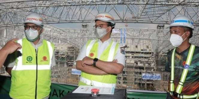 Anies Baswedan Pamer Renovasi Stadion JIS, Atapnya Bisa Buka Tutup