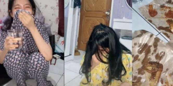 Lagi Enak-enak Makan Pecel Ayam, Pas Cek Sambalnya Bikin Mual