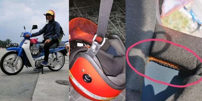 Terasa Mengganjal di Telinga, Merinding! Saat Periksa Helm Temukan Ini
