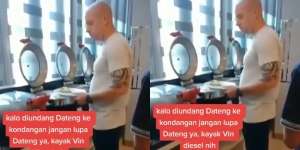 Datang ke Kondangan, Netizen Heboh Lihat Vin Diesel KW Ikut Makan