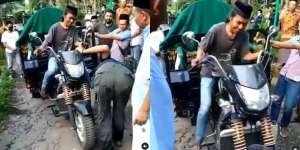 Viral Jenazah Diangkut Pakai Motor Roda 3, Ini Alasannya