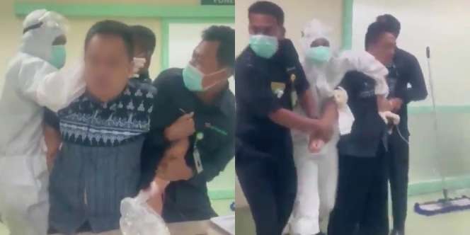 Pasien Covid-19 Mengamuk Minta Segera Dirawat, Satpam Jadi Ikut Tertular