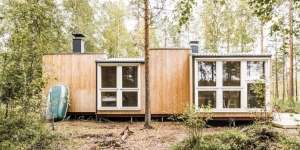Desain Seru Kabin Nyaman Ramah Lingkungan di Tengah Hutan