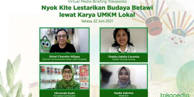 Dua UMKM Lestarikan Budaya Betawi di Tokopedia, Jadi Kado Manis HUT DKI Jakarta