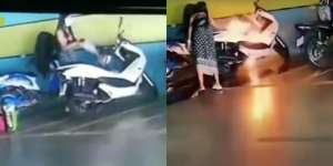 Mantan Tolak Diajak Balikan, Perempuan Ini Nekat Bakar Motor