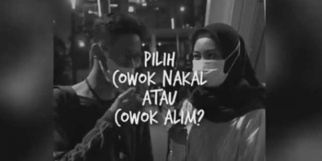 Ditanya Lebih Pilih Cowok Nakal atau Alim, Cewek Ini Beri Jawaban Tak Terduga