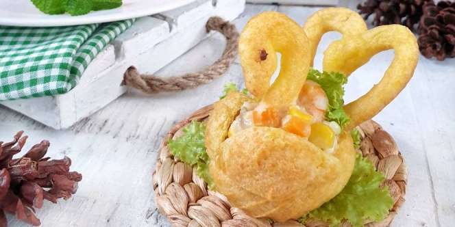 Soes Isi Ragout Udang Spesial, Bisa Jadi Camilan Sore