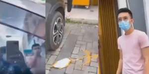 Parkir Setengah Hari Depan Ruko Orang, Wanita Ngamuk Mobil Ditempeli Lakban