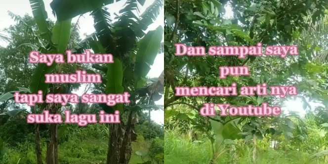 Viral Gadis Non-Muslim Kepincut Lagu Islami